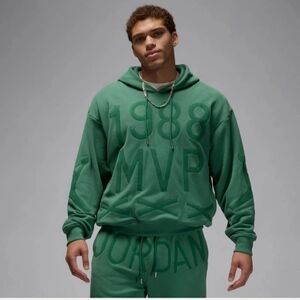 Nike Air Jordan X Nina Chanel Abney 1988 MVP Green Hoodie FZ7514-398 Size Large